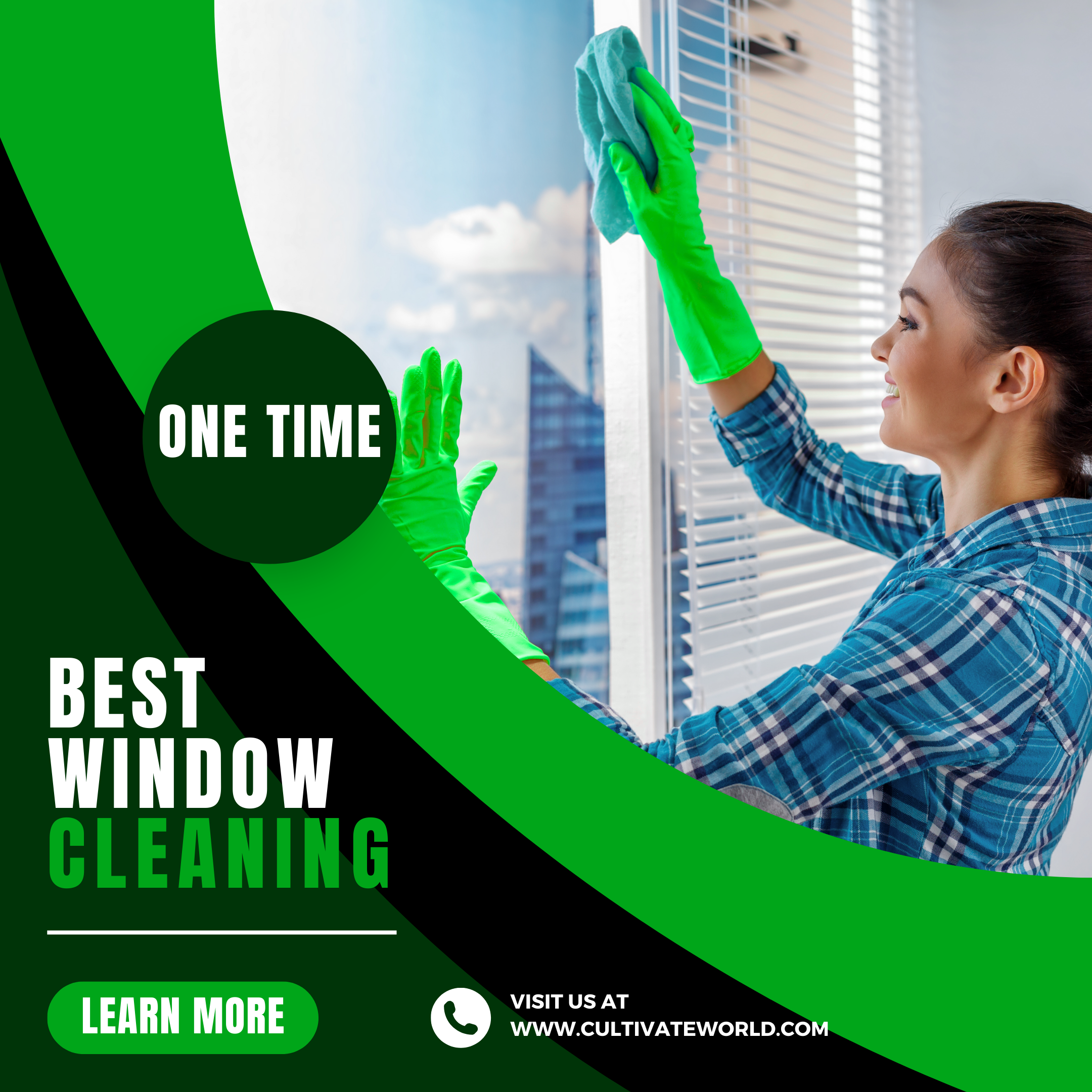 Window Cleaning - One Time Charge