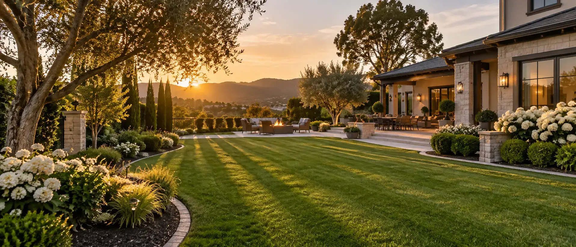 Garden after landscaping